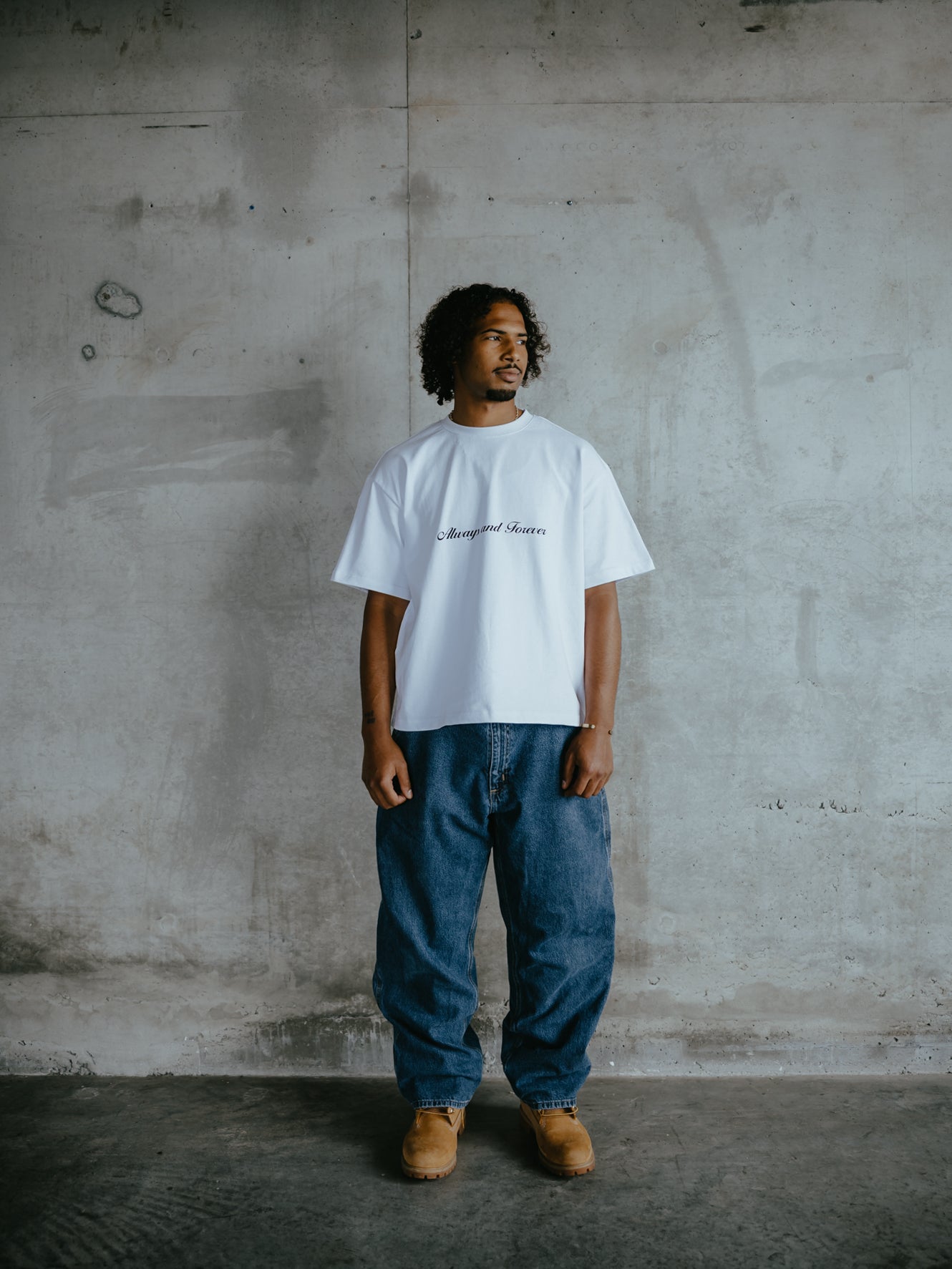 "RED & WHITE" TEE