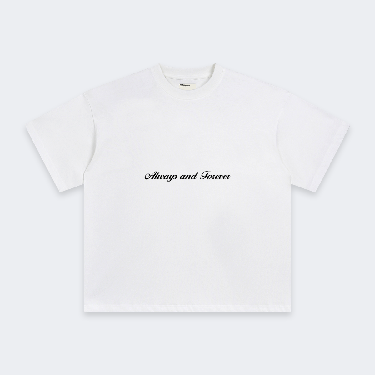 "RED & WHITE" TEE