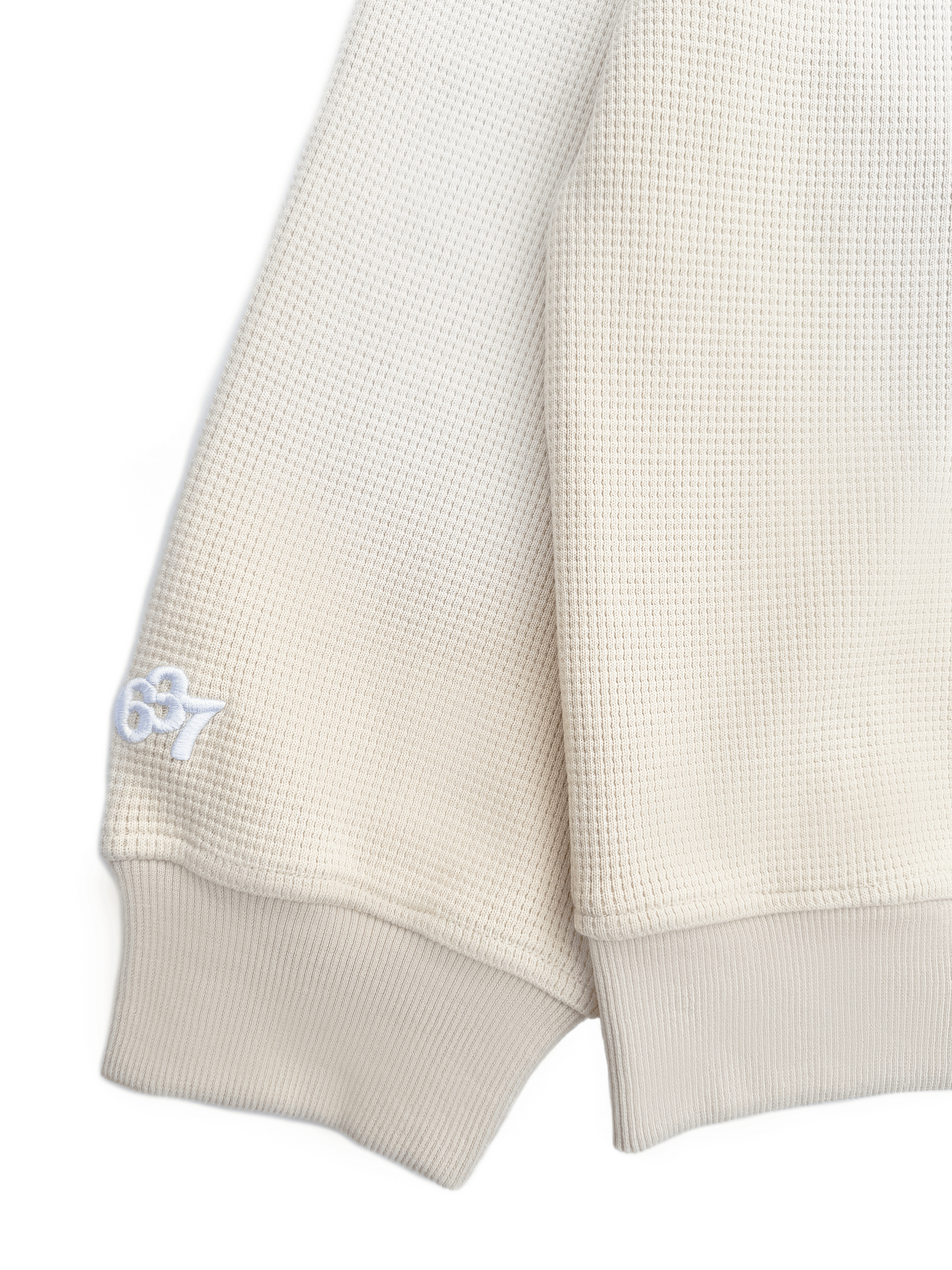 "SALMO 23" THERMAL ZIP-UP HOODIE