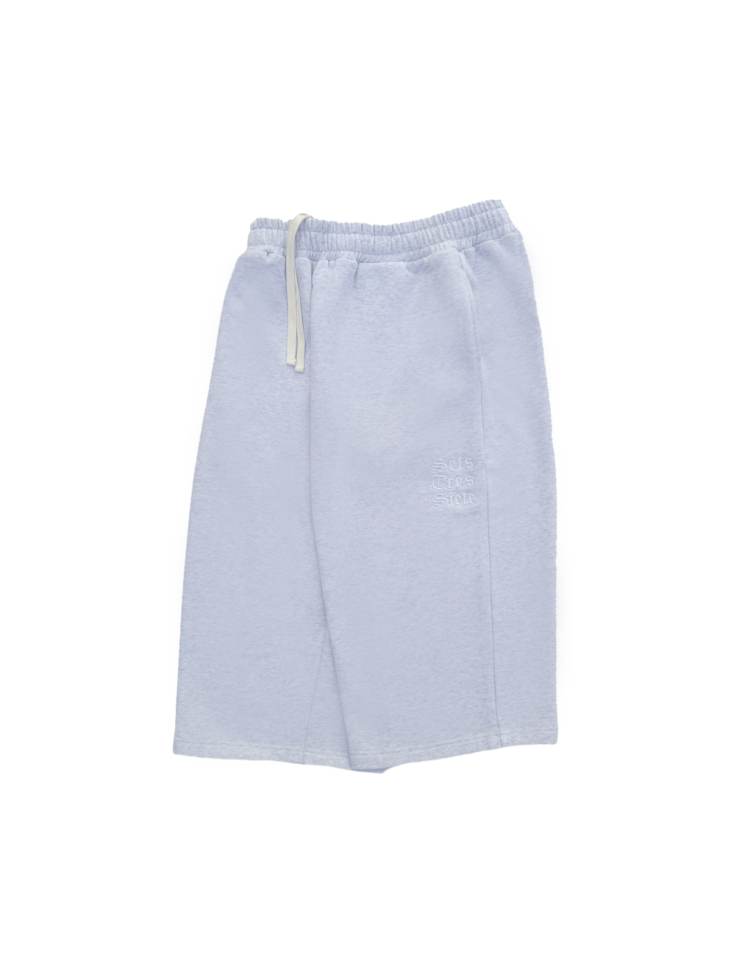 "SEIS TRES SIETE" FLEECE SHORTS