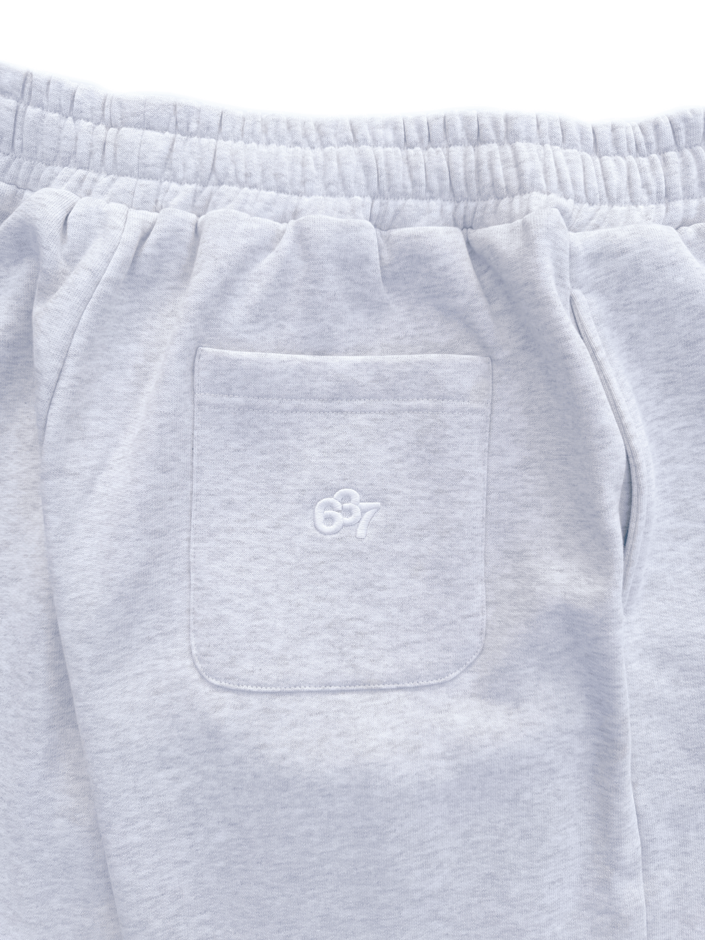 "SEIS TRES SIETE" FLEECE SHORTS
