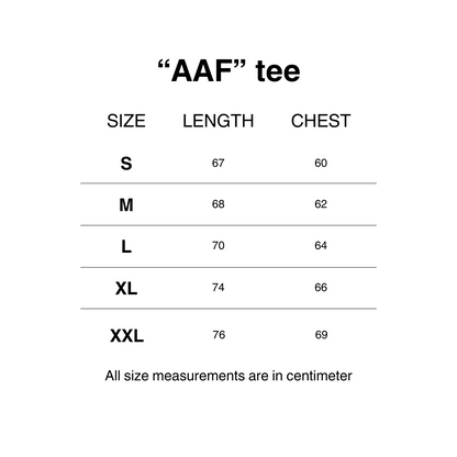 "AAF" TEE