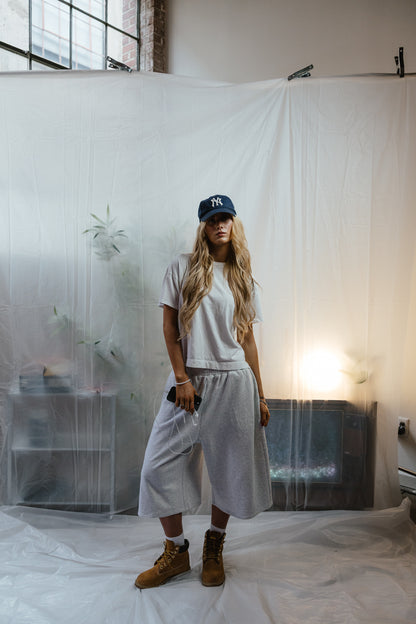 "SEIS TRES SIETE" BAGGY 3/4 SHORTS