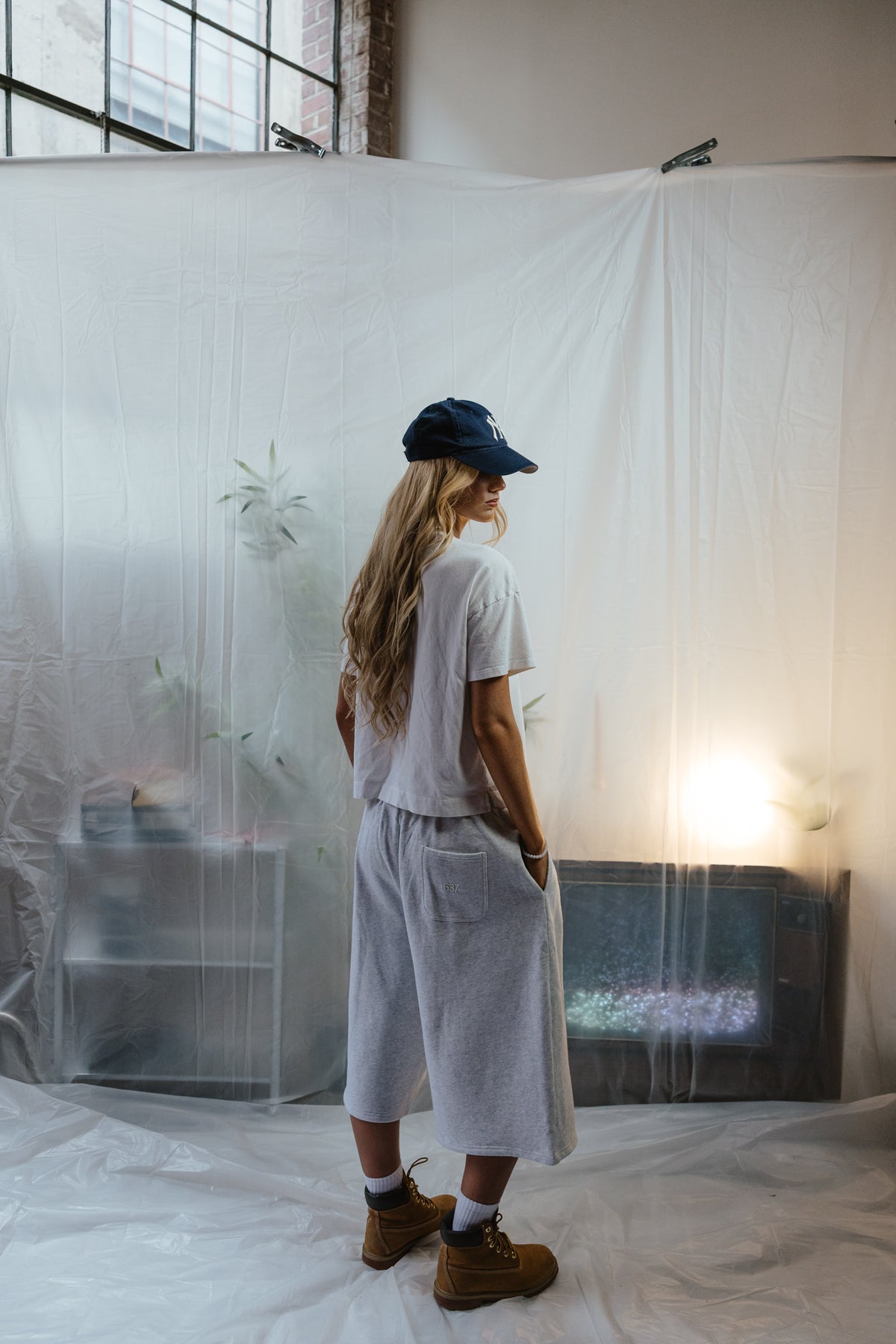 "SEIS TRES SIETE" BAGGY 3/4 SHORTS