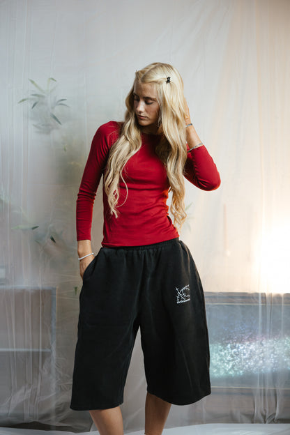"THORNS" BAGGY 3/4 SHORTS