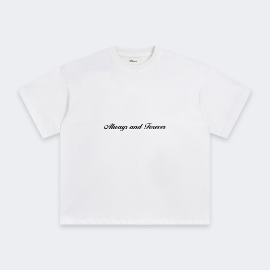 "RED & WHITE" TEE