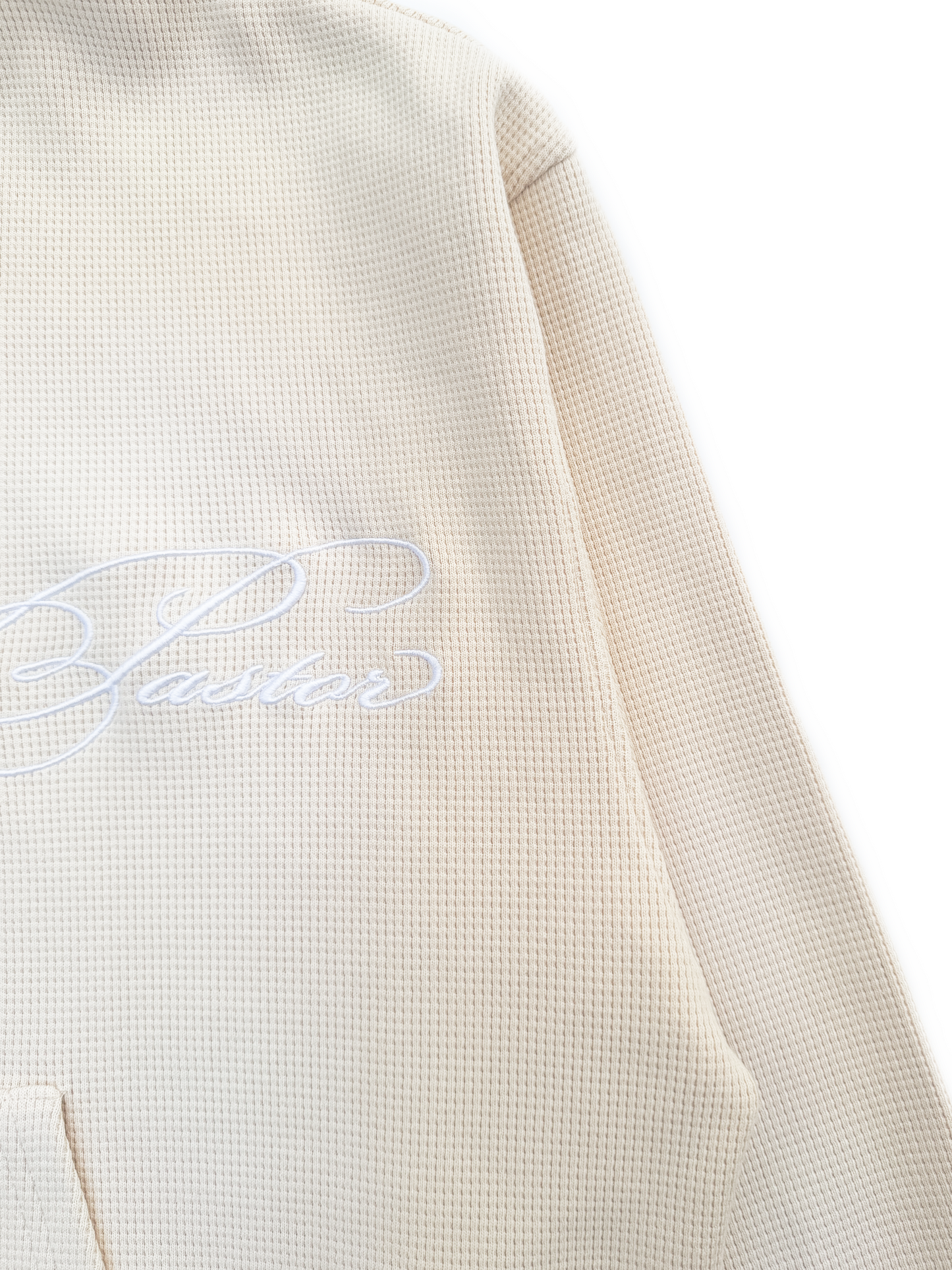 "SALMO 23" THERMAL ZIP-UP HOODIE