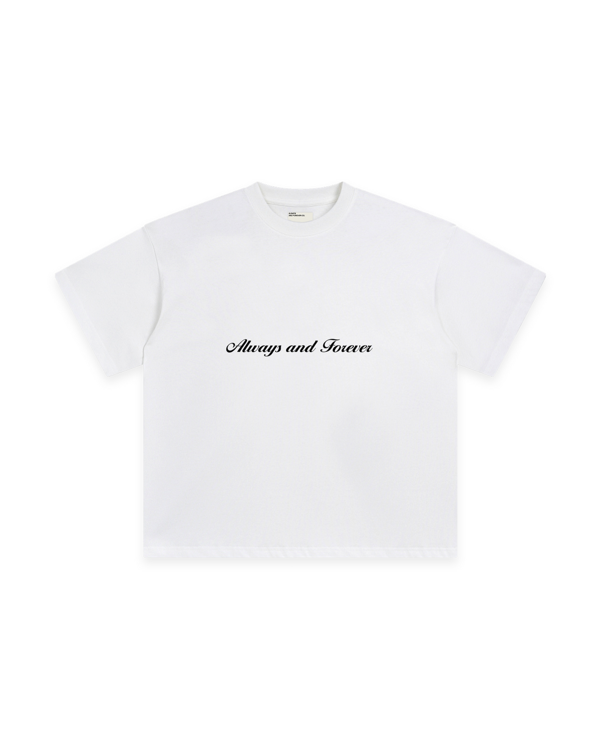 "RED & WHITE" TEE