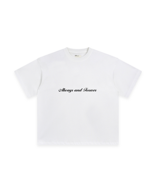 "RED & WHITE" TEE