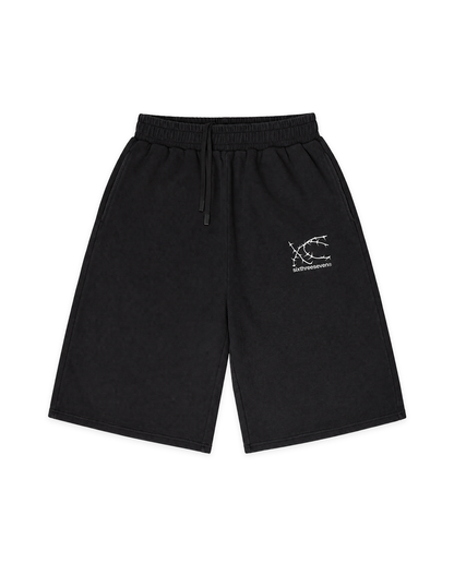"THORNS" BAGGY 3/4 SHORTS